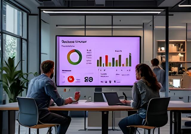 The Life360 team collaborating in their San Jose office, with a large screen displaying the family safety dashboard